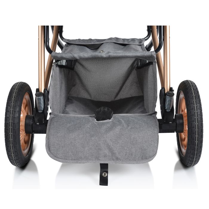 Moni dječija kolica 2 u 1 Midas, grey – detalj 4