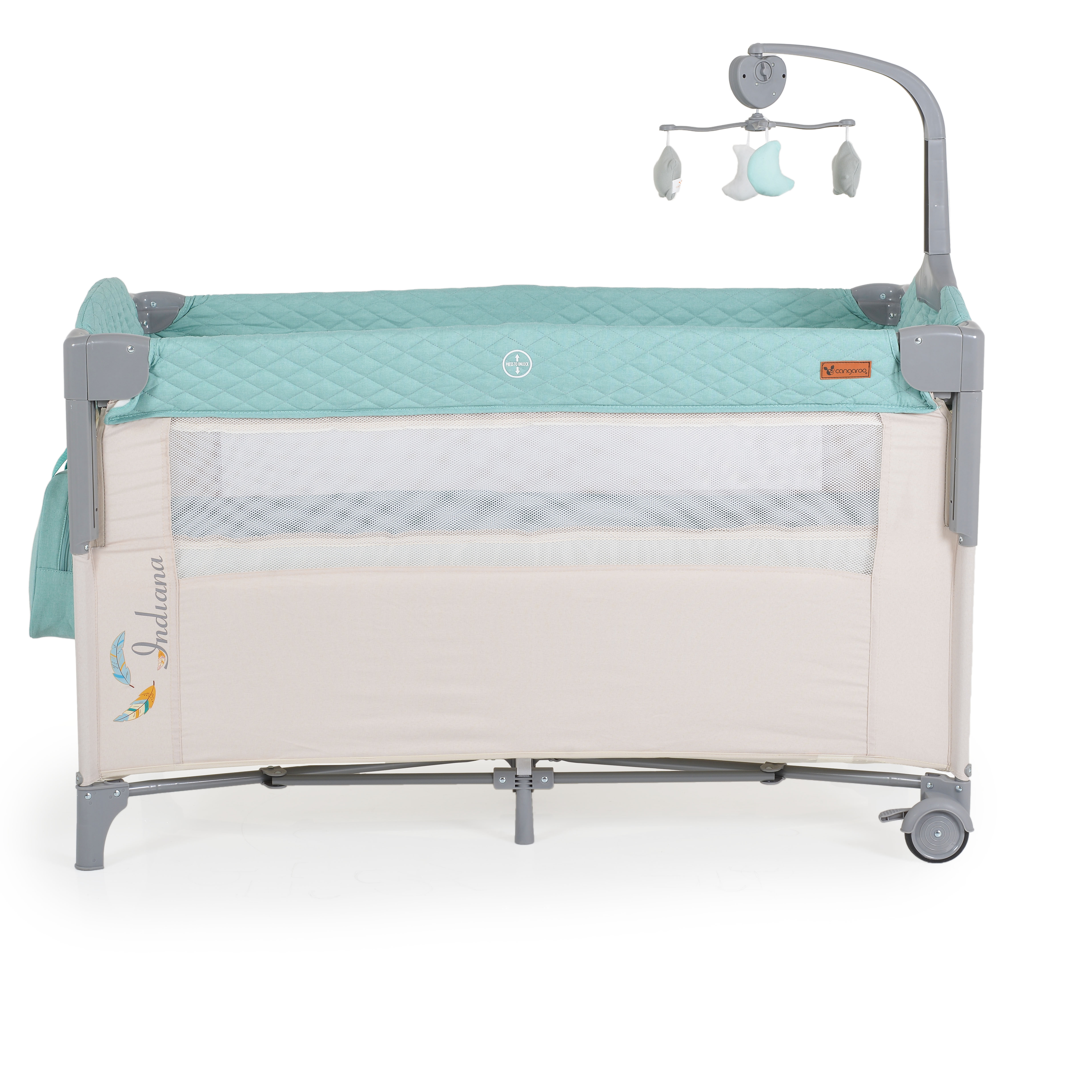 Cangaroo vikend krevet Indiana, Mint – detalj 3