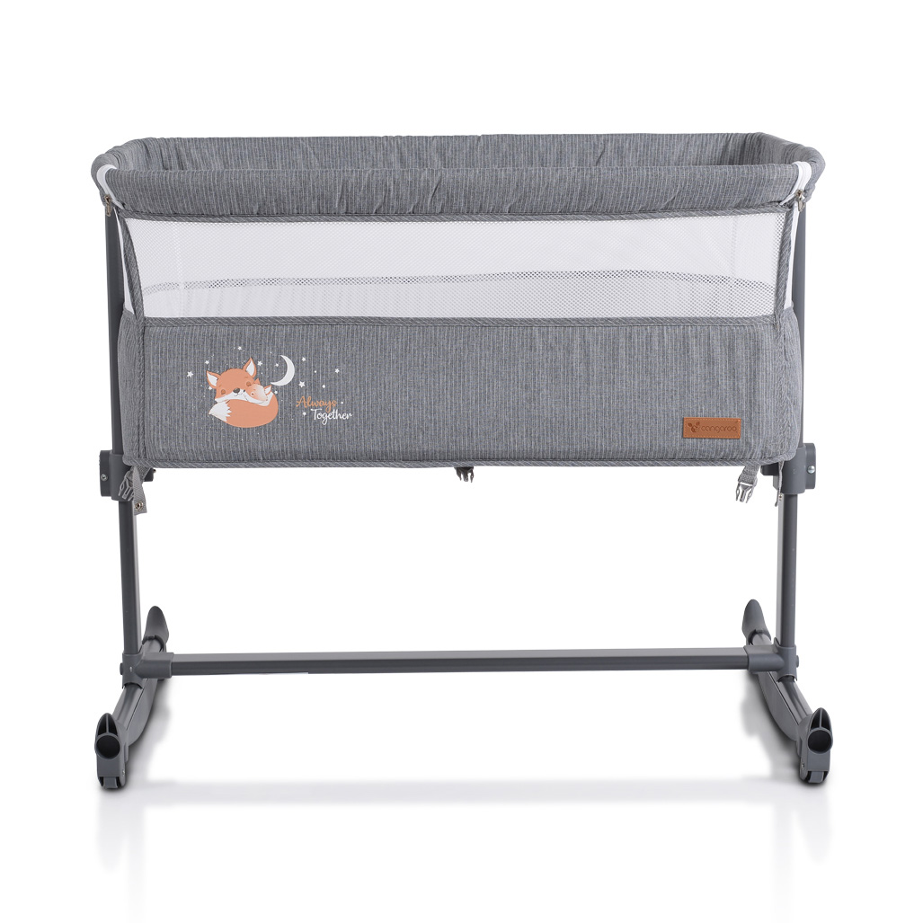 Cangaroo kolijevka krevetić Next to me, Light grey – detalj 2