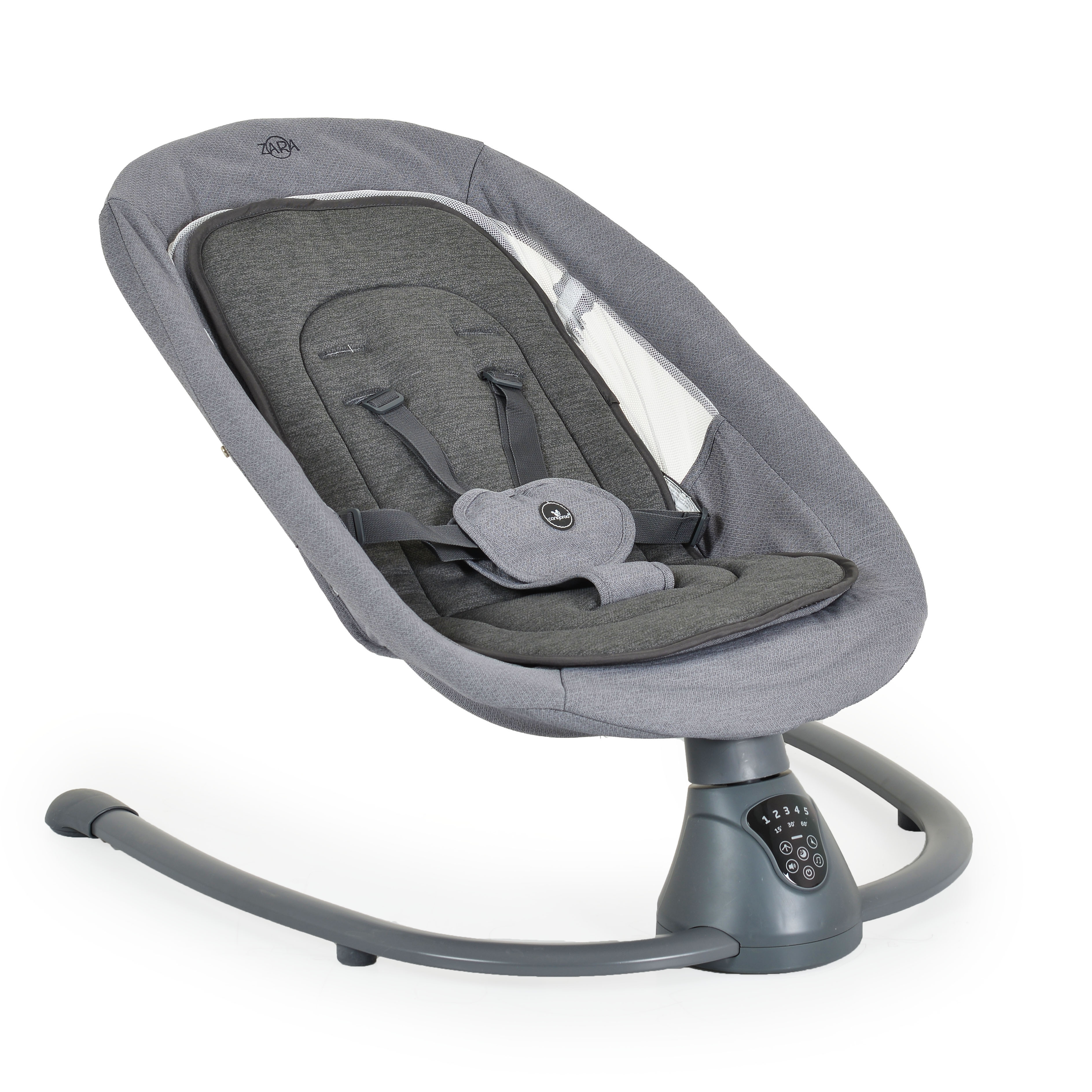 Cangaroo električna ljuljačka Zara, Dark grey – detalj 2