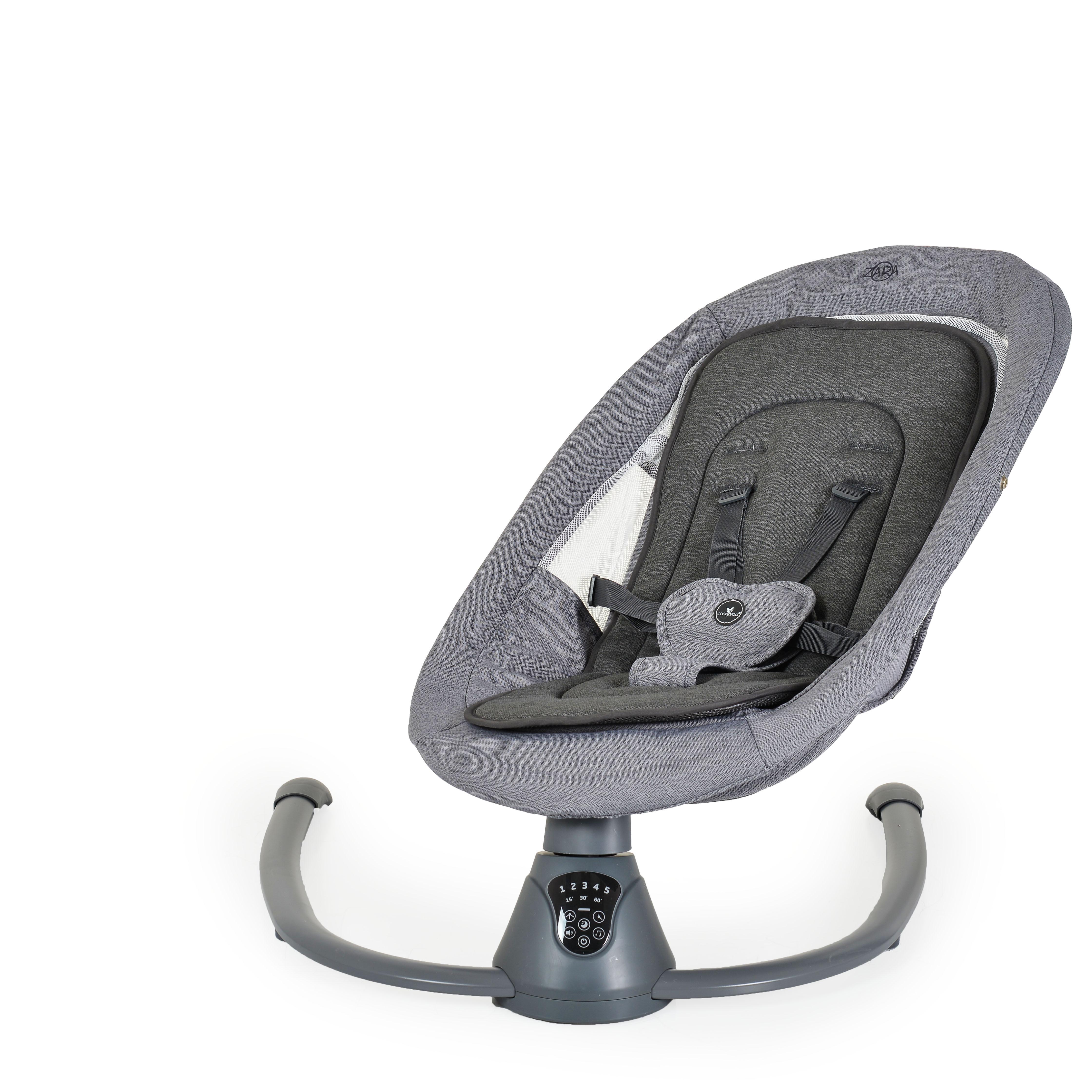 Cangaroo električna ljuljačka Zara, Dark grey – detalj 4