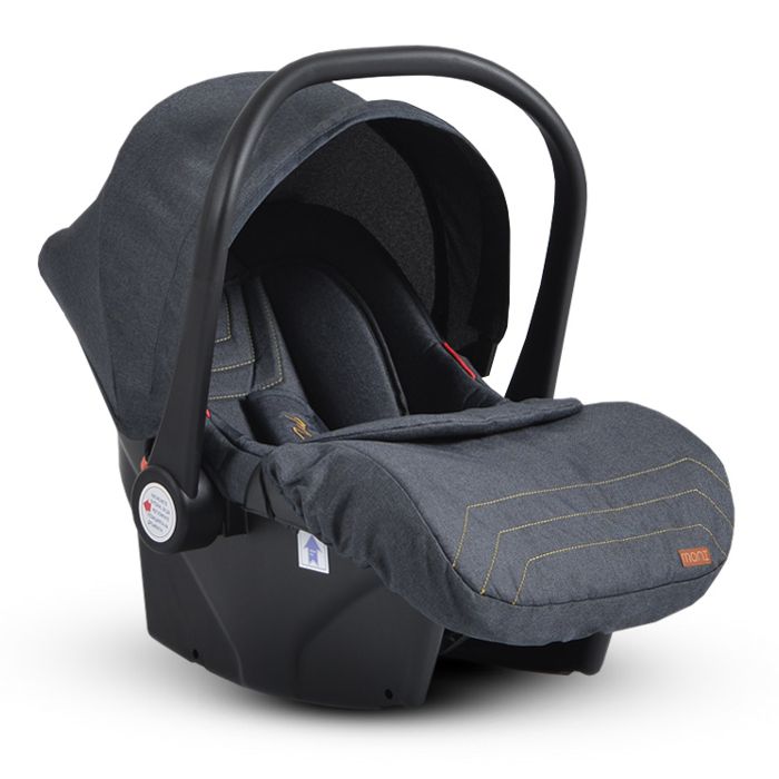 Moni dječija kolica 3 u 1 Midas, black – detalj 4