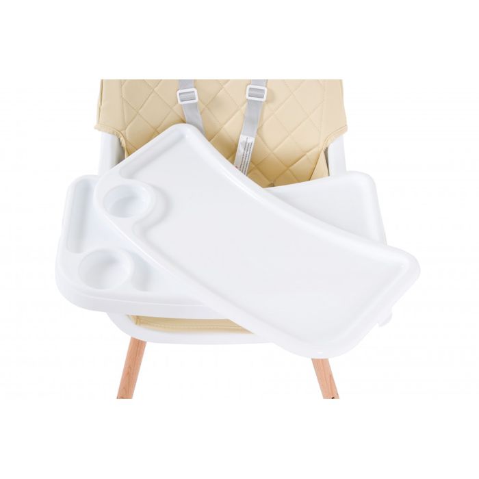 Cangaroo drvena hranilica 2 u 1 Gelato, Bež – detalj 3