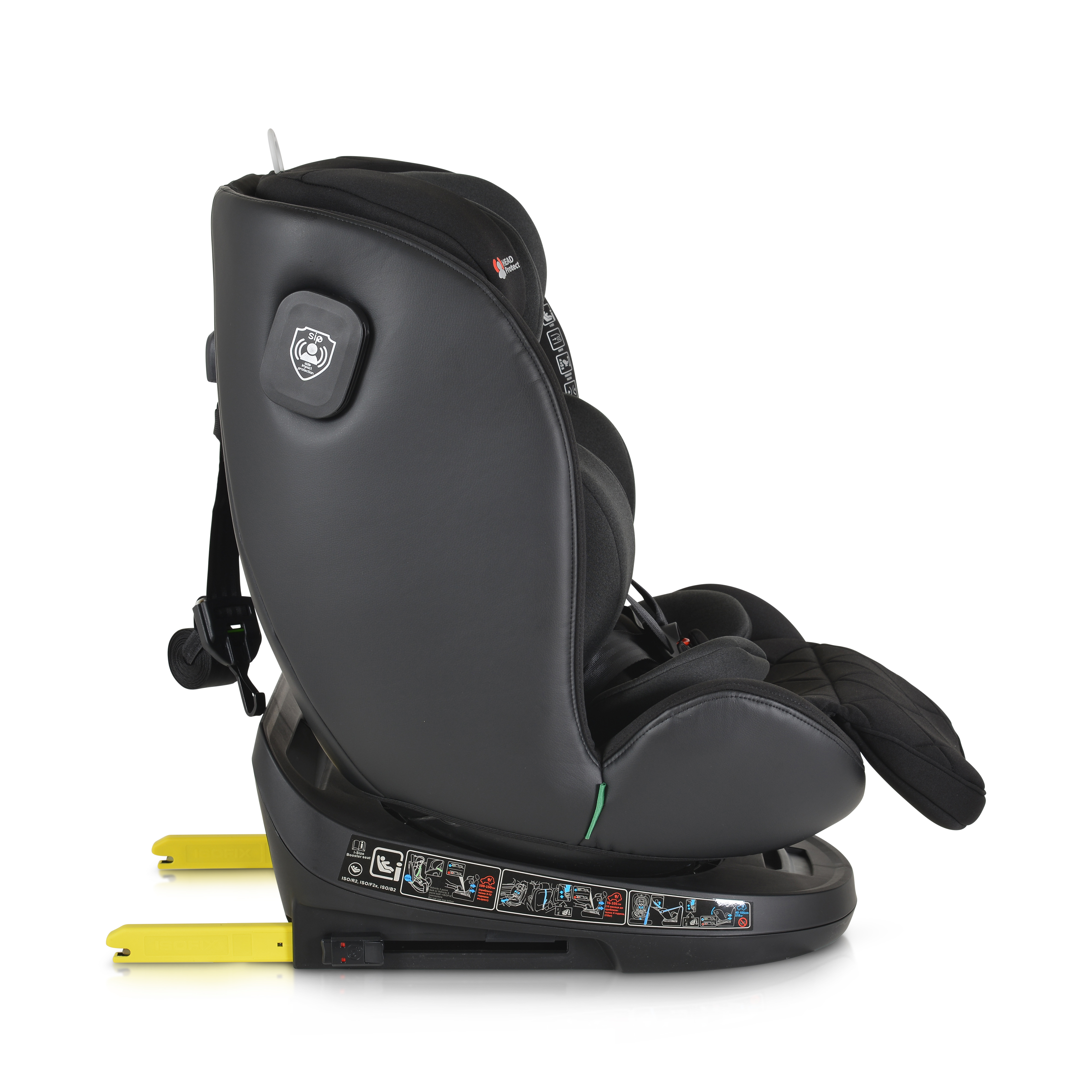 Cangaroo autosjedalica Castor i-Size, 40-150 cm, crna – detalj 3