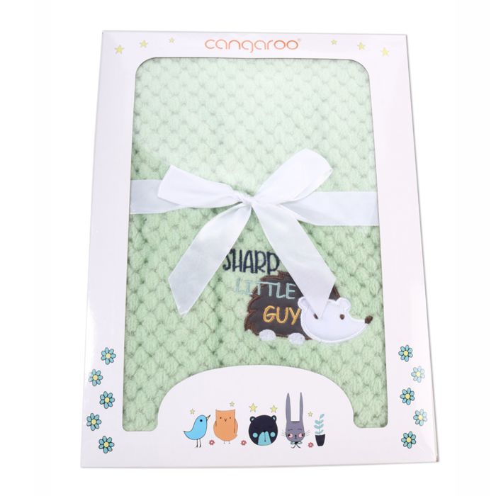 Cangaroo dekica za bebe Freya, zelena – detalj 2