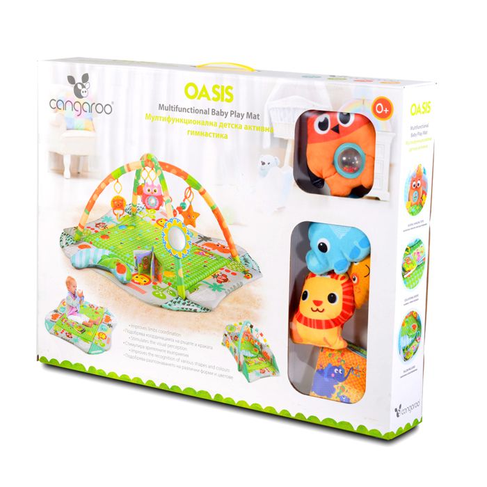 Cangaroo podloga za igru Oasis siva – detalj 4