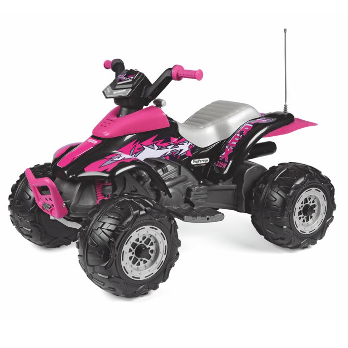 Peg Perego Corral T-Rex 12V ružičasta električni quad, 3-8 god.