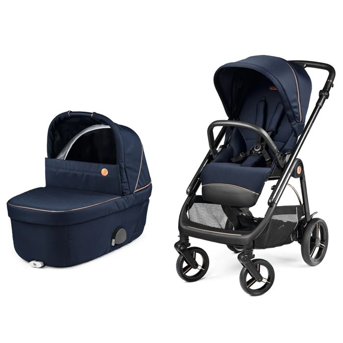 Peg Perego dječija kolica 2 u 1 Veloce Brio SLK plava Shine