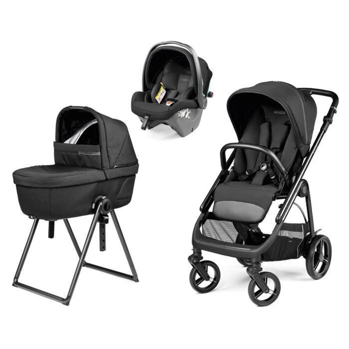 Peg Perego dječija kolica 3 u 1 Veloce SLK modularni sistem True crna