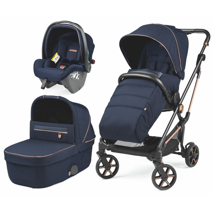 Peg Perego dječija kolica 3 u 1 Vivace SLK Pagoda modularni sistem plava Shine