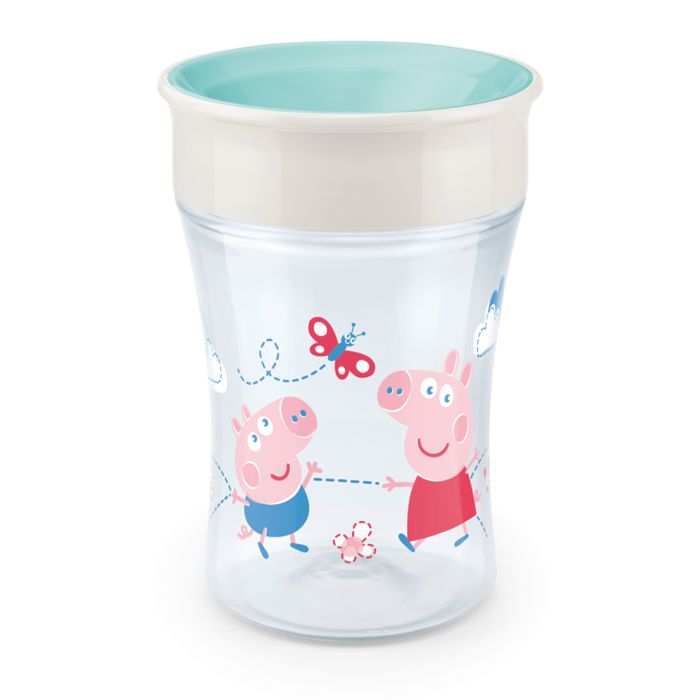 NUK Evolution Magic Cup 230 ml 8m+, Peppa Pig