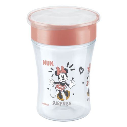 NUK Evolution Magic Cup 230 ml 8m+, Minnie, crvena