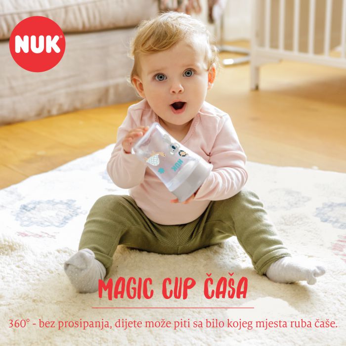 NUK Evolution Magic Cup 230 ml 8m+, crvena – detalj 3