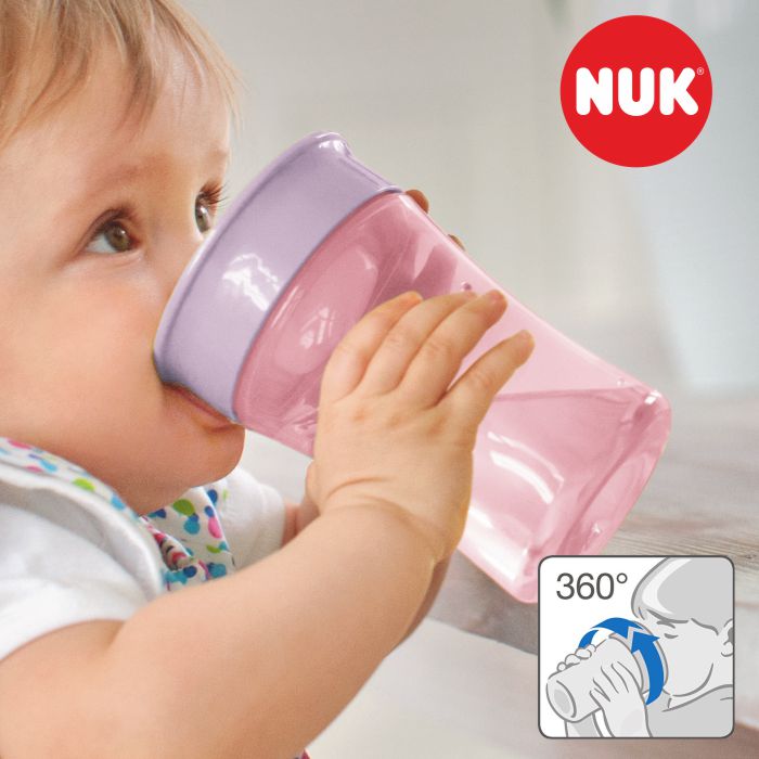 NUK Evolution Magic Cup 230 ml 8m+, crvena – detalj 4