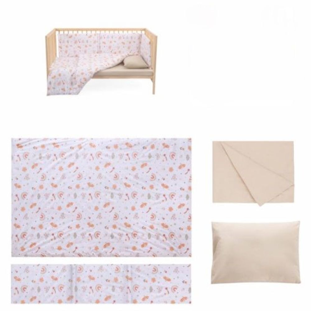 Kukka set ogradica, jastuk, jorgan i posteljina (Duga), KFT1003 – detalj 2