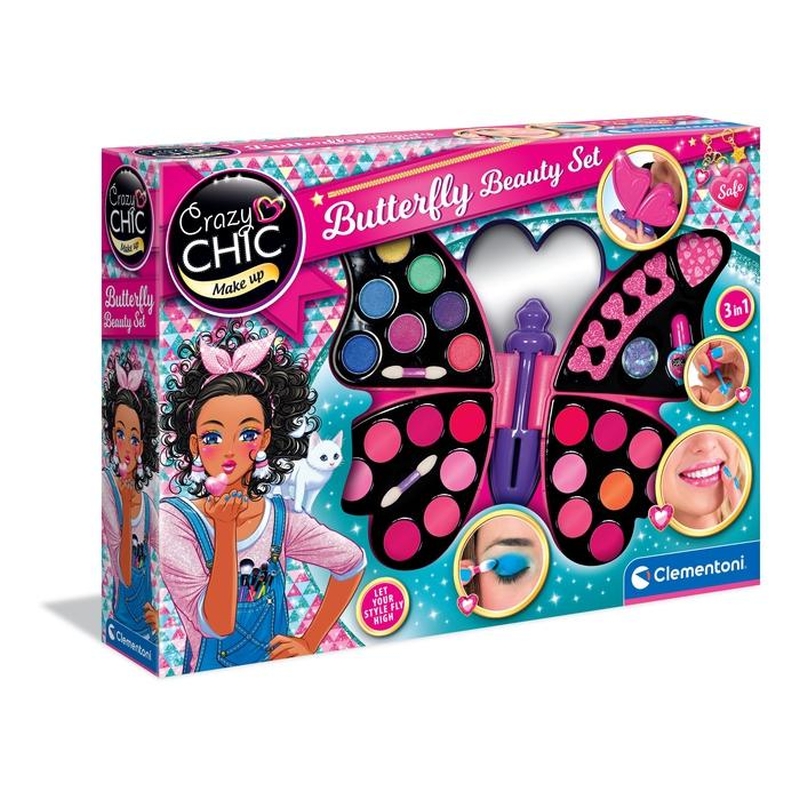 Chicco Clementoni Crazy Chic make up - leptir za uljepšavanje