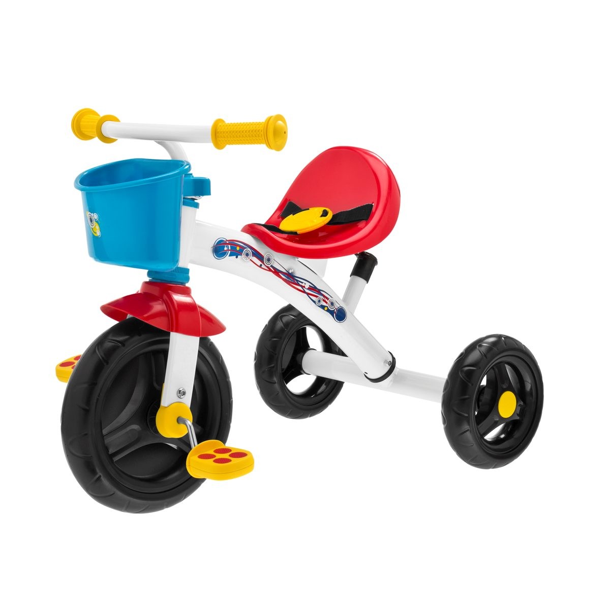 Chicco tricikl 2 u 1 / bijelo-crveni