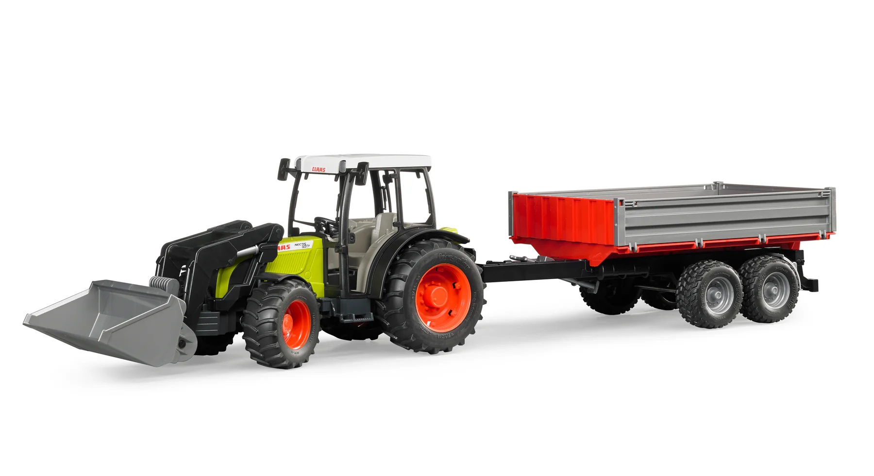Bruder Claas Nectis 267 F traktor s prikolicom 2112 u upotrebi