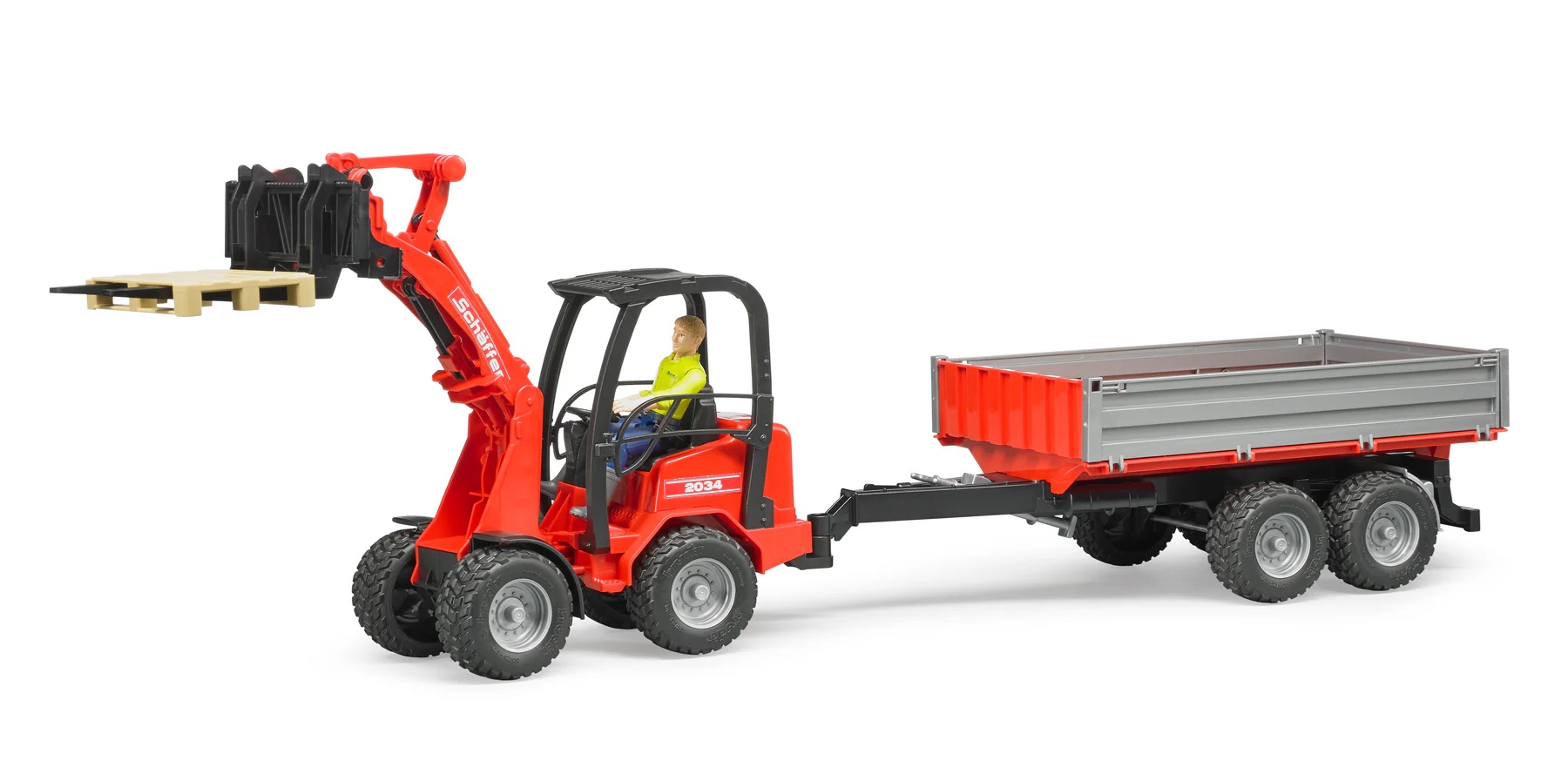 Bruder Schaffer Compact utovarivač sa dodacima 2191 – prikaz 4