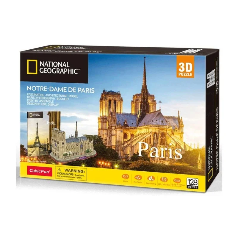 CubicFun 3D puzzle Notre Dame de Paris / CBF209865