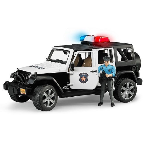 Bruder Jeep Wrangler s policajcem 2526 u upotrebi