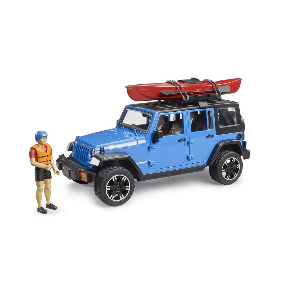 Bruder Jeep Wrangler Rubicon Unlimited s kajakom i kajakašem 2529 u upotrebi