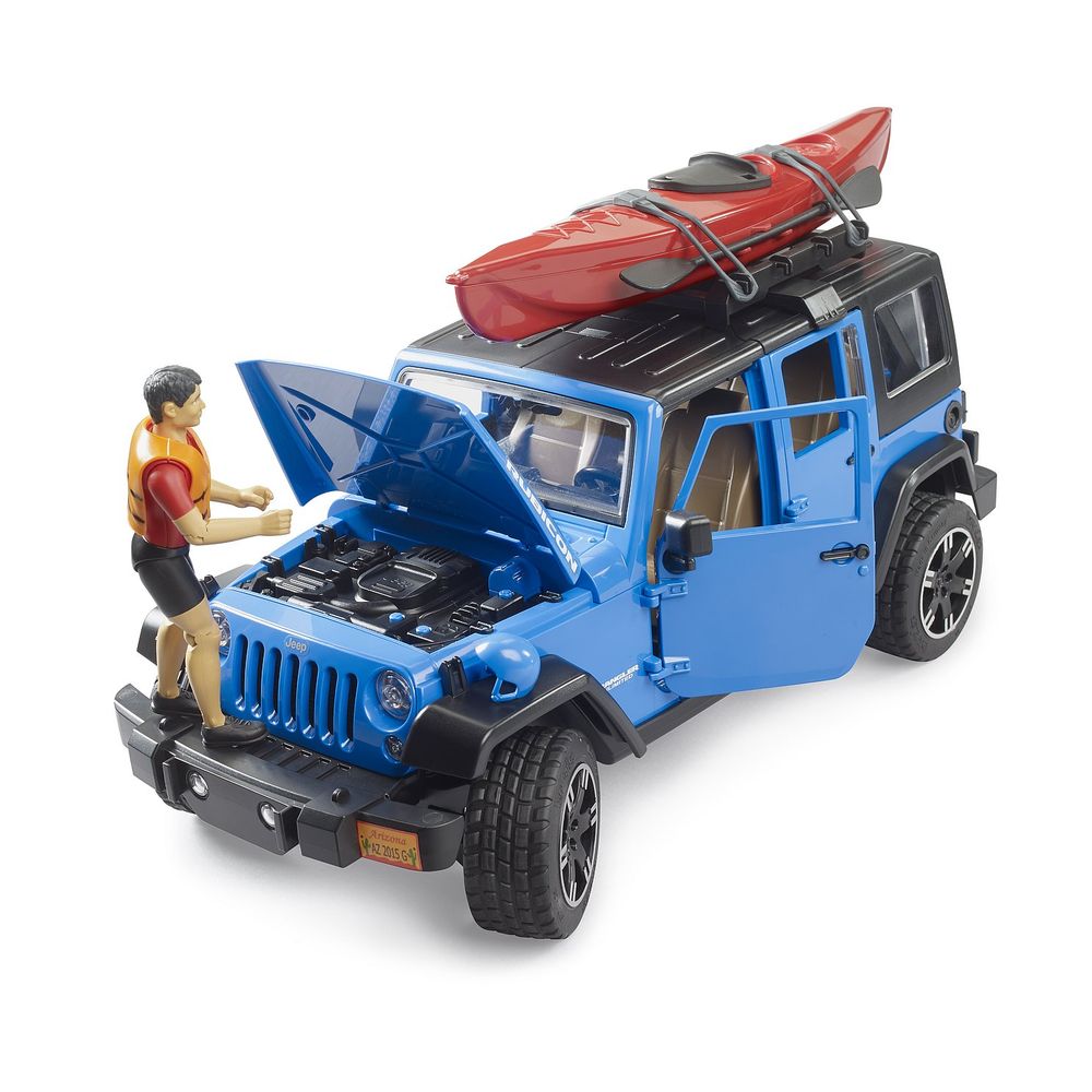 Bruder Jeep Wrangler Rubicon Unlimited s kajakom i kajakašem 2529 – prikaz 3