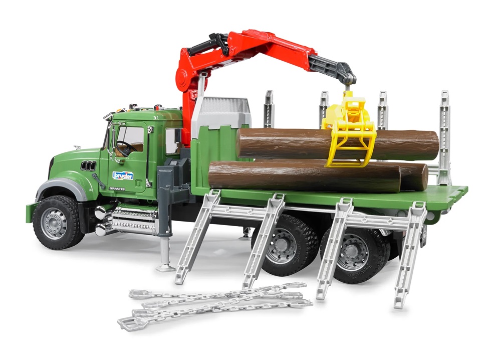 Bruder MACK kamion s balvanima 2824 – prikaz 4