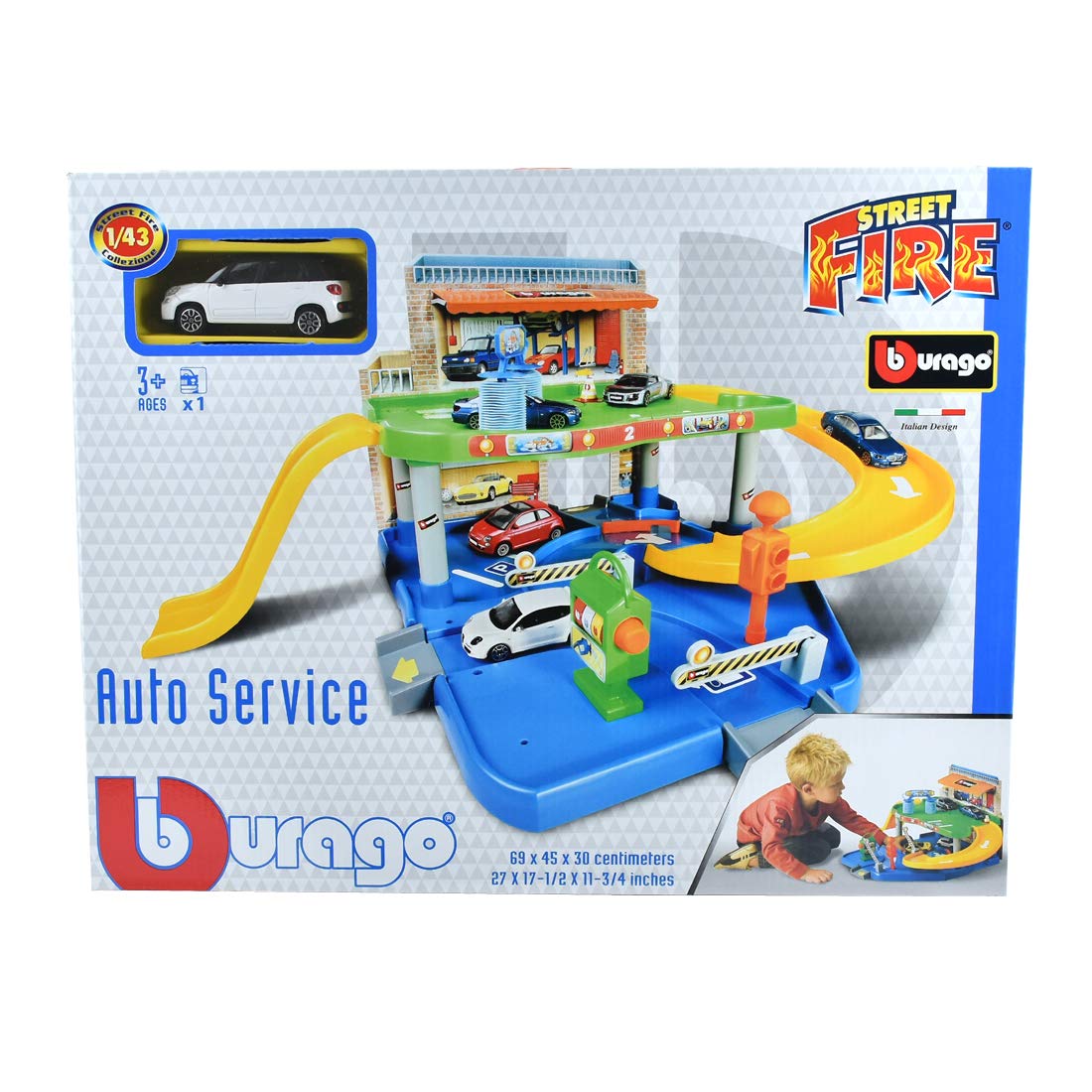 Bburago bb garaža sa 1 autom