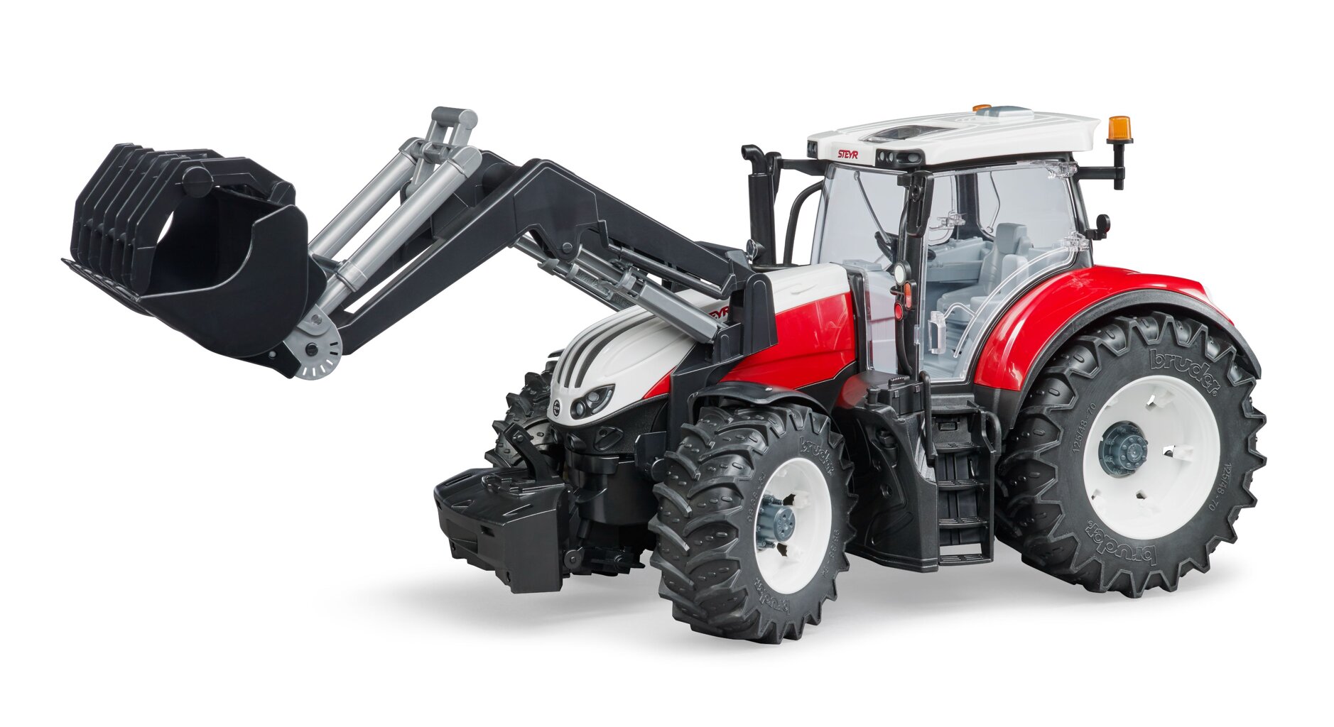 Bruder Steyr CVT utovarivač 3181 u upotrebi