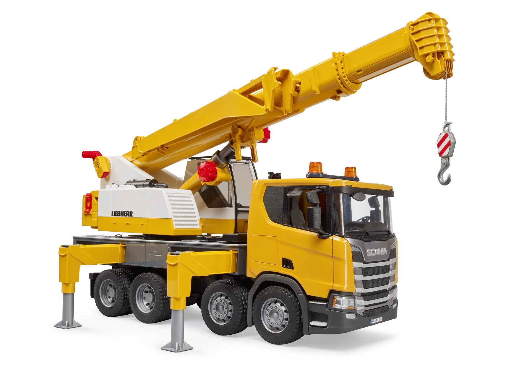 Bruder Scania Super 560R Liebherr kran 3571 – prikaz 3
