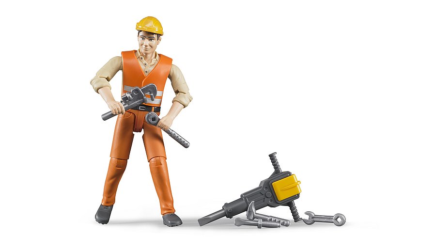 Bruder figura građevinski radnik 60020 – prikaz 3