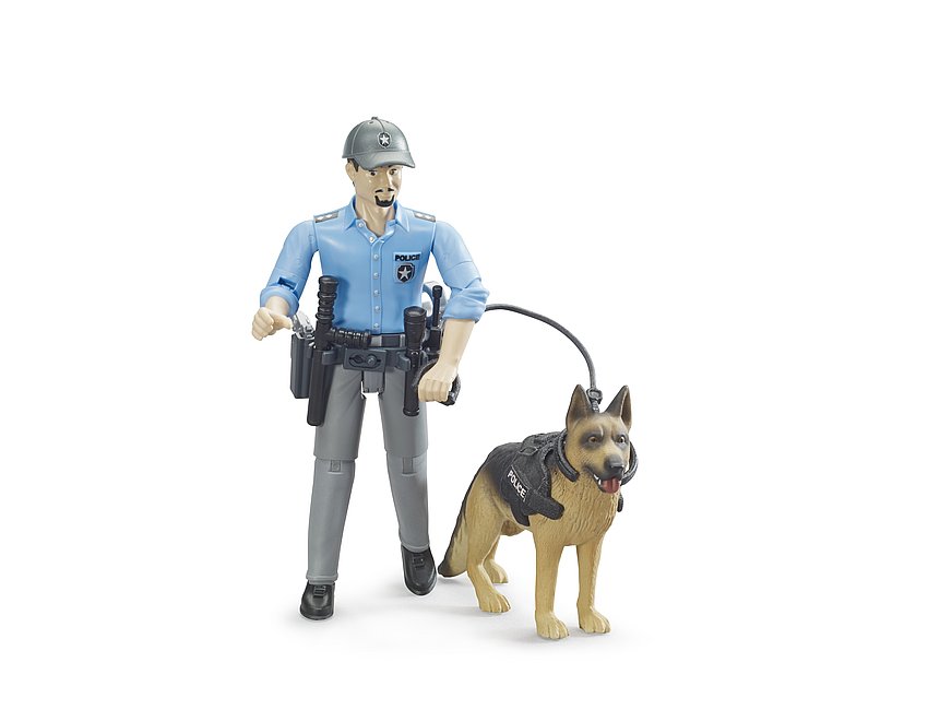 Bruder policajac s psom 62150 u upotrebi