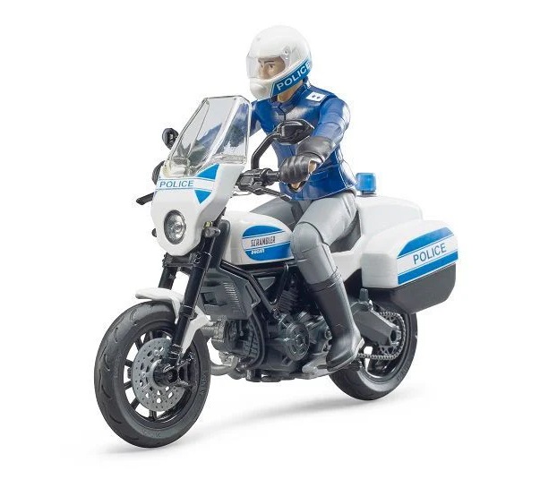 Bruder Ducati policijski motor 62731 u upotrebi