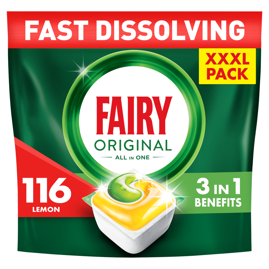 Fairy tablete za pranje posuđa All-in-One 116 kom