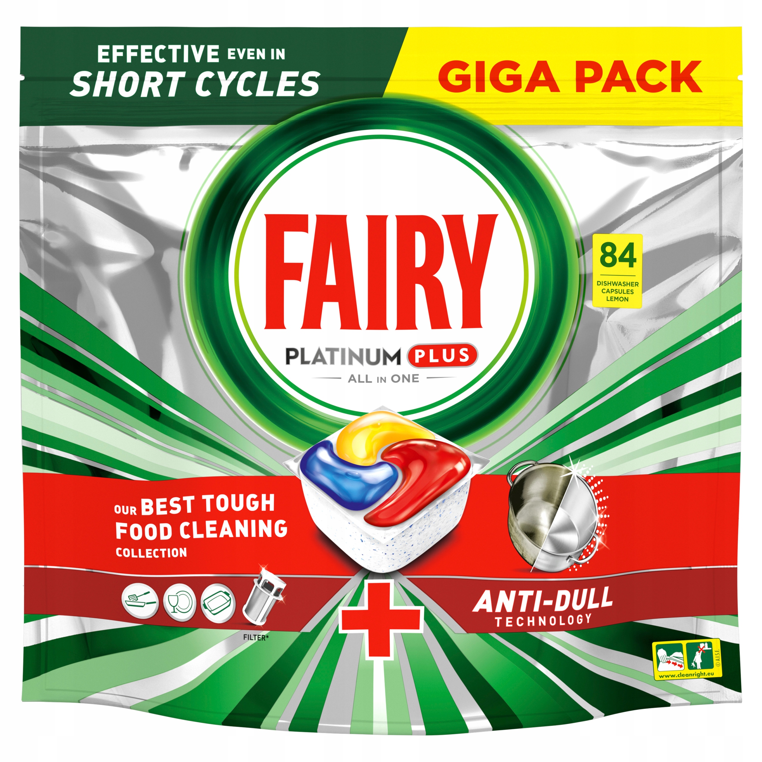 Fairy tablete za pranje posuđa All-in-One 84 kom