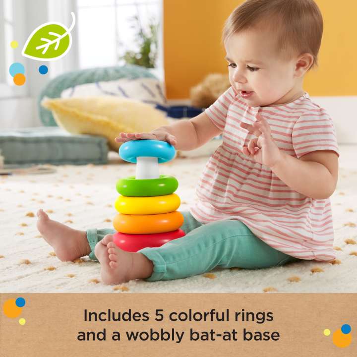 Fisher-Price eko šareni prstenovi – prikaz 2