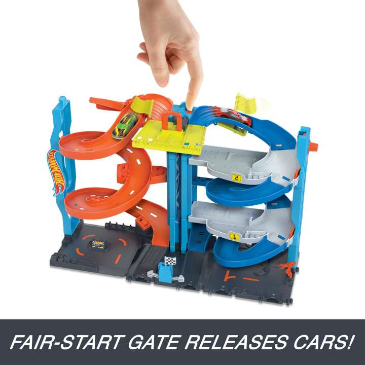Hot Wheels City set za igru 2 u 1 toranj za utrku – prikaz 2
