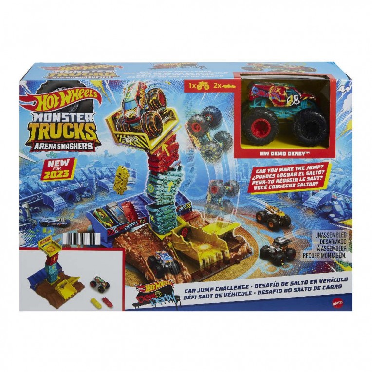Hot Wheels Monster truck set arena za razbijanje