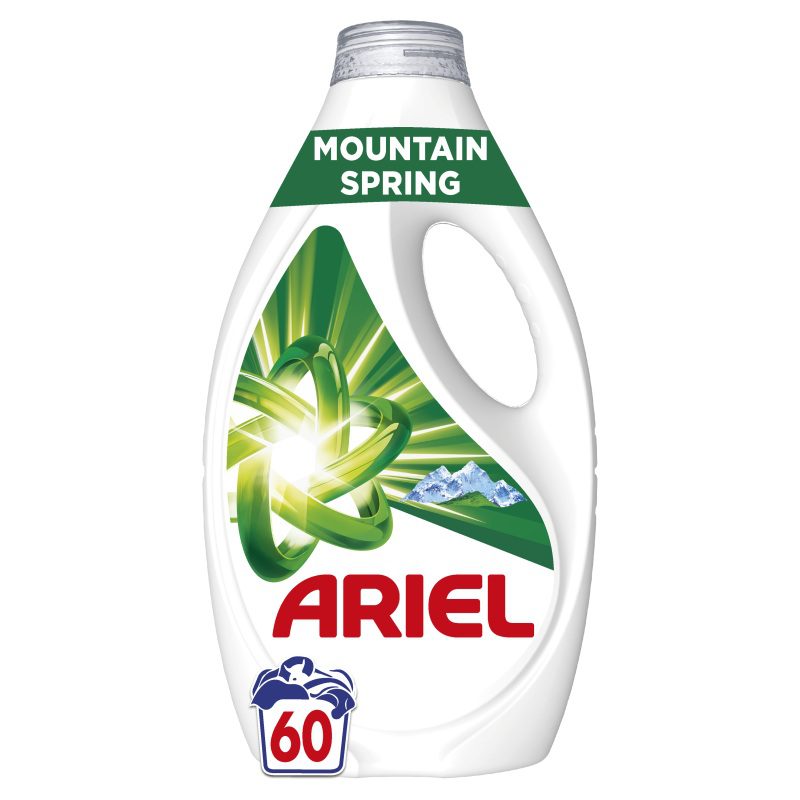 Ariel tečni deterdžent za pranje veša Mountain Spring 2.7 l (60 pranja)