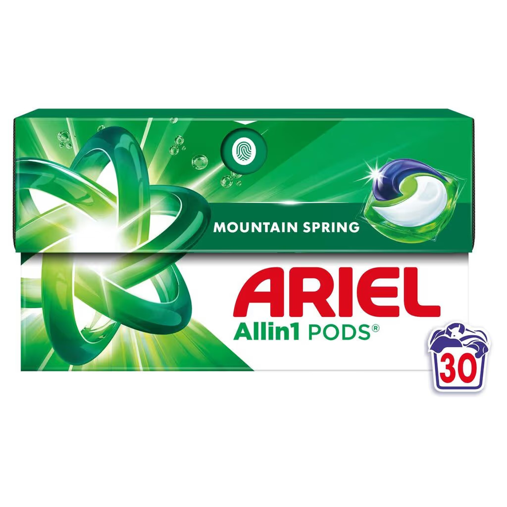Ariel kapsule za pranje veša Mountain Spring 50 kom