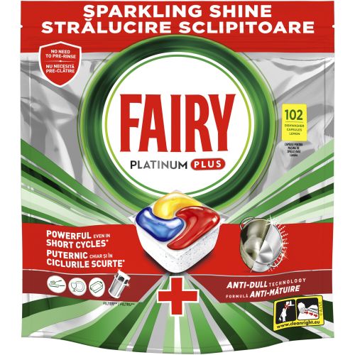 Fairy tablete za pranje posuđa Platinum Plus 102 kom