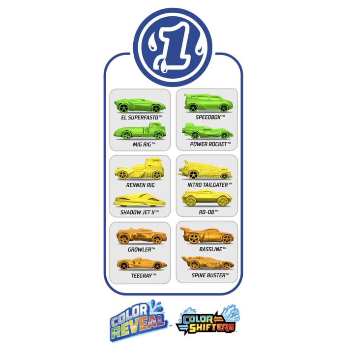 Hot Wheels Color Shifters autić 1:64, SORTO – prikaz 2
