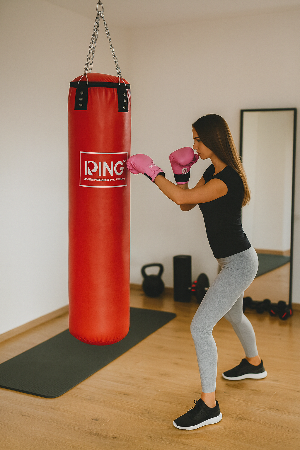 RING rukavice za boks 10 OZ kožne RS 3311, crno/zlatne – Oprema za tehniku i kondiciju