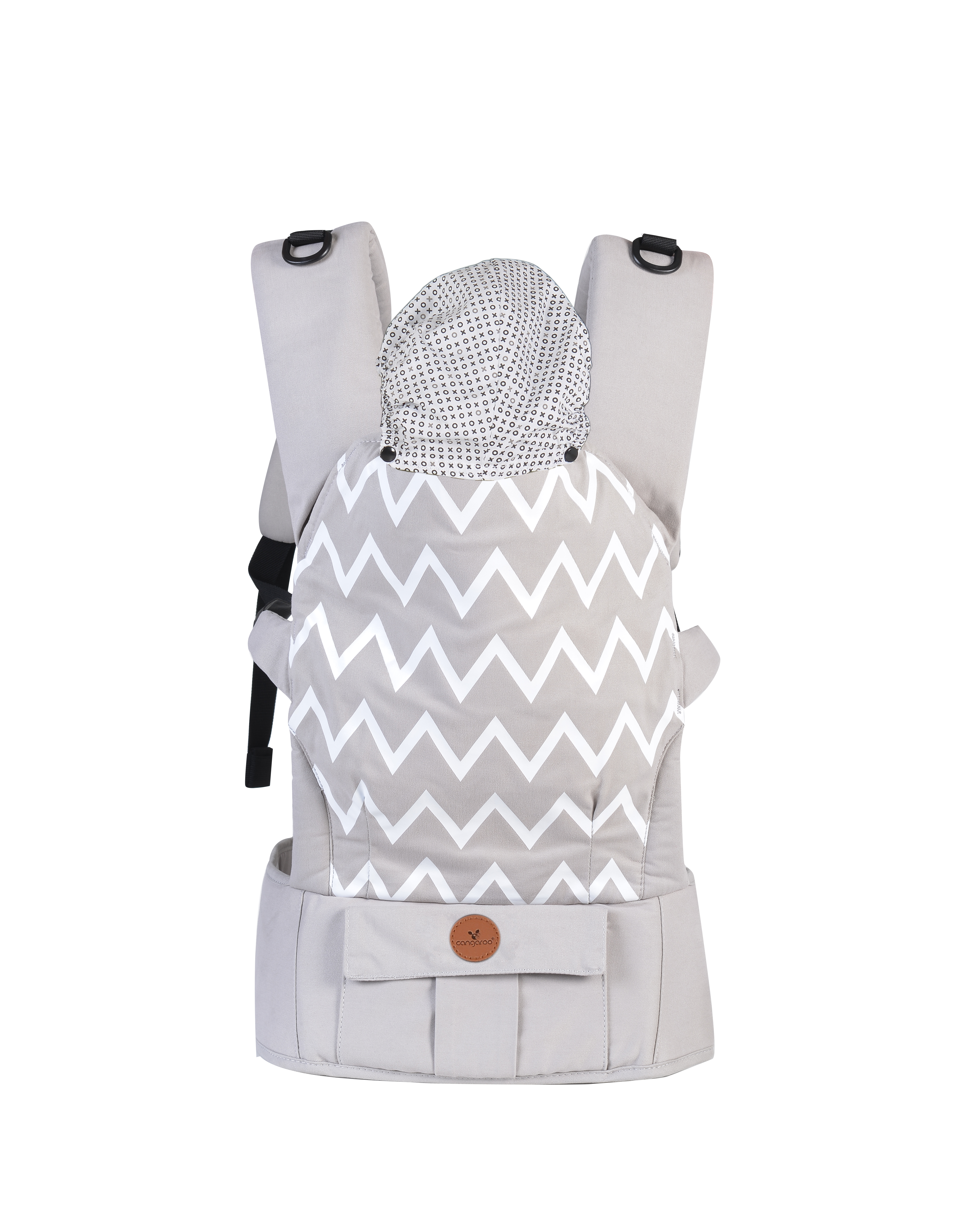 Cangaroo ergonomska nosiljka Explorer, siva – detalj 2