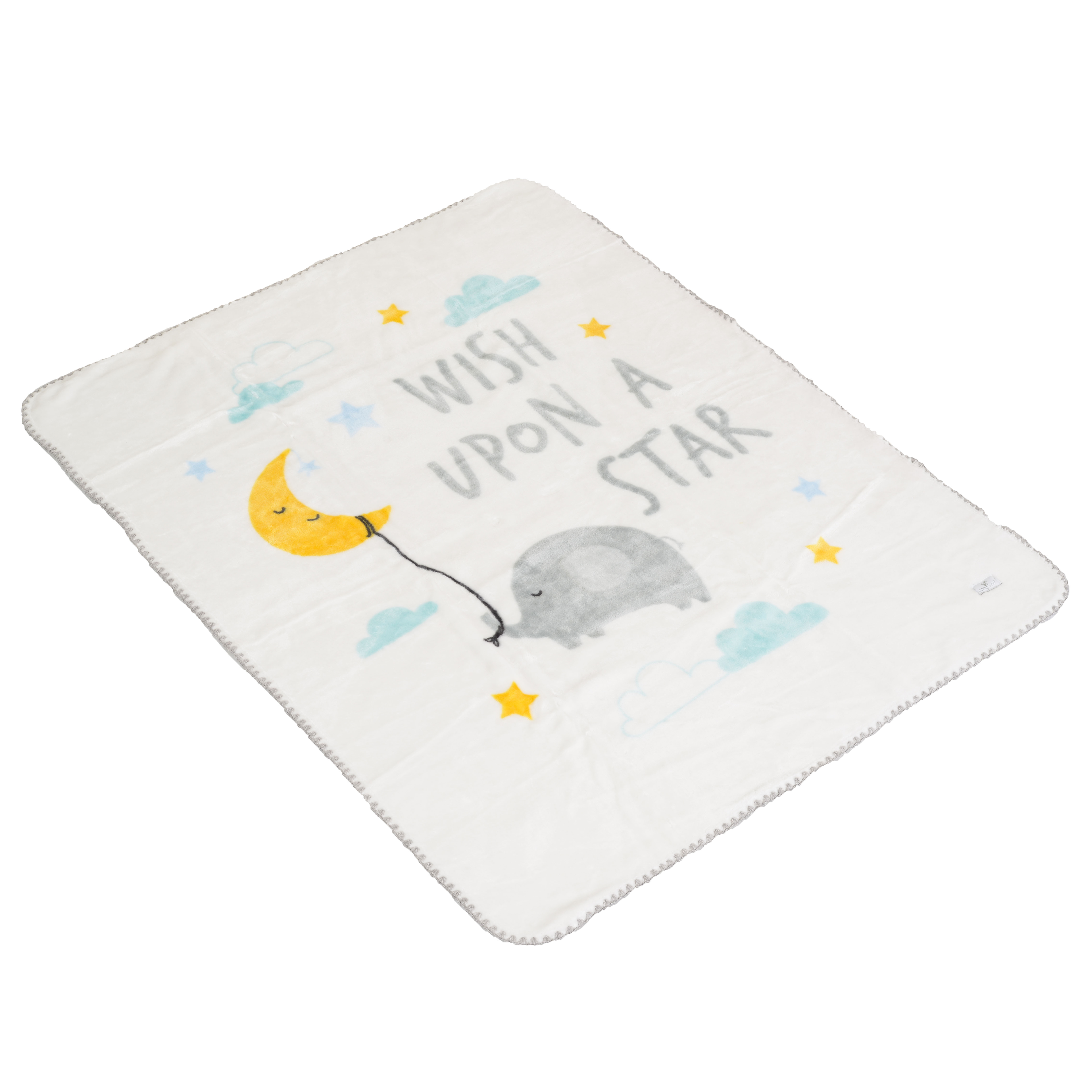Cangaroo dekica za bebe Softy Wish upon a star, 110 × 140 cm, bijela