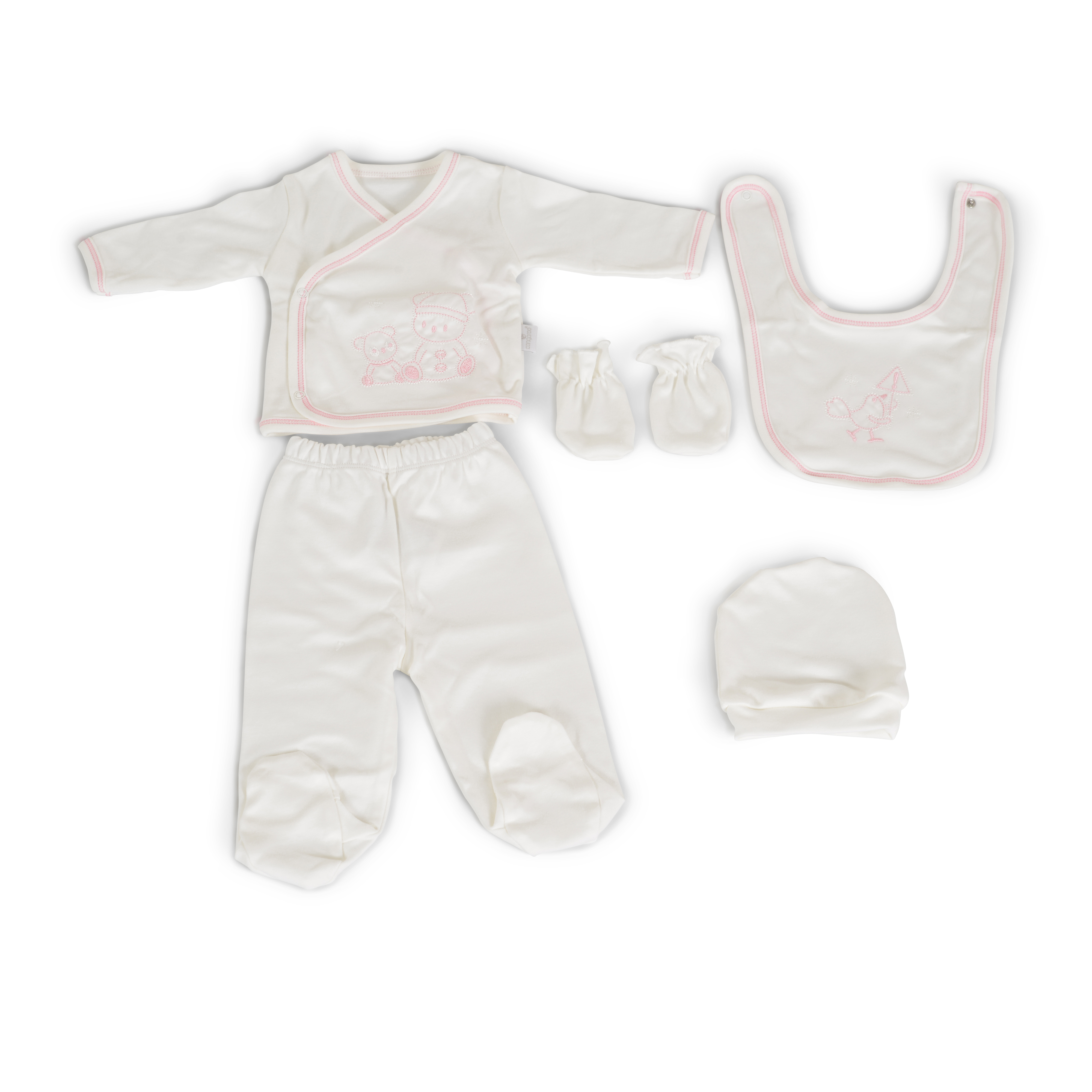 Cangaroo set za novorođenče Welcome little angel, ružičasta – detalj 2