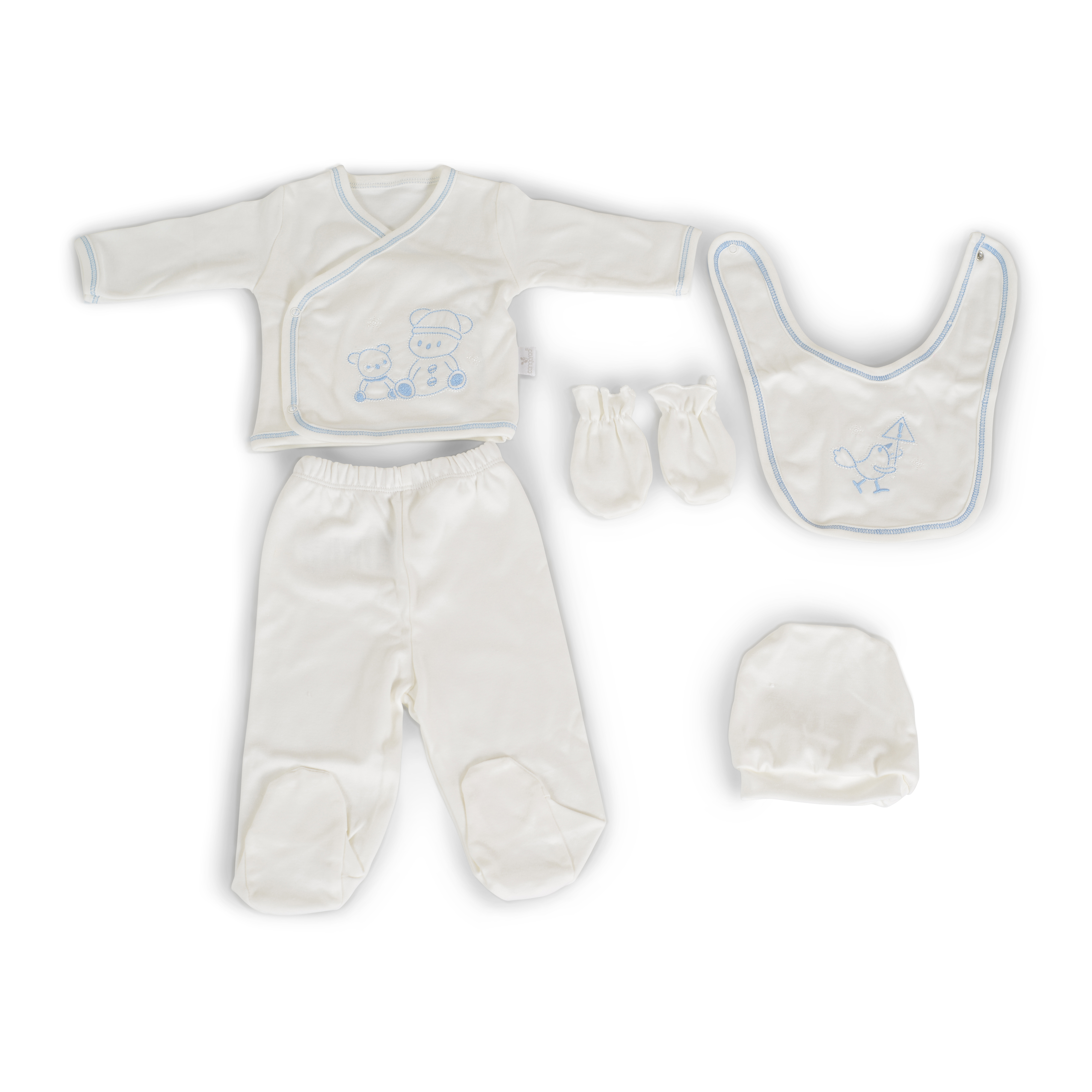 Cangaroo set za novorođenče Welcome little angel, plava – detalj 2