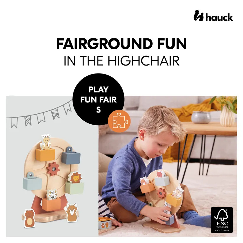 Hauck drvena edukativna igračka Play Fun Fair S Sajam životinja – prikaz 2