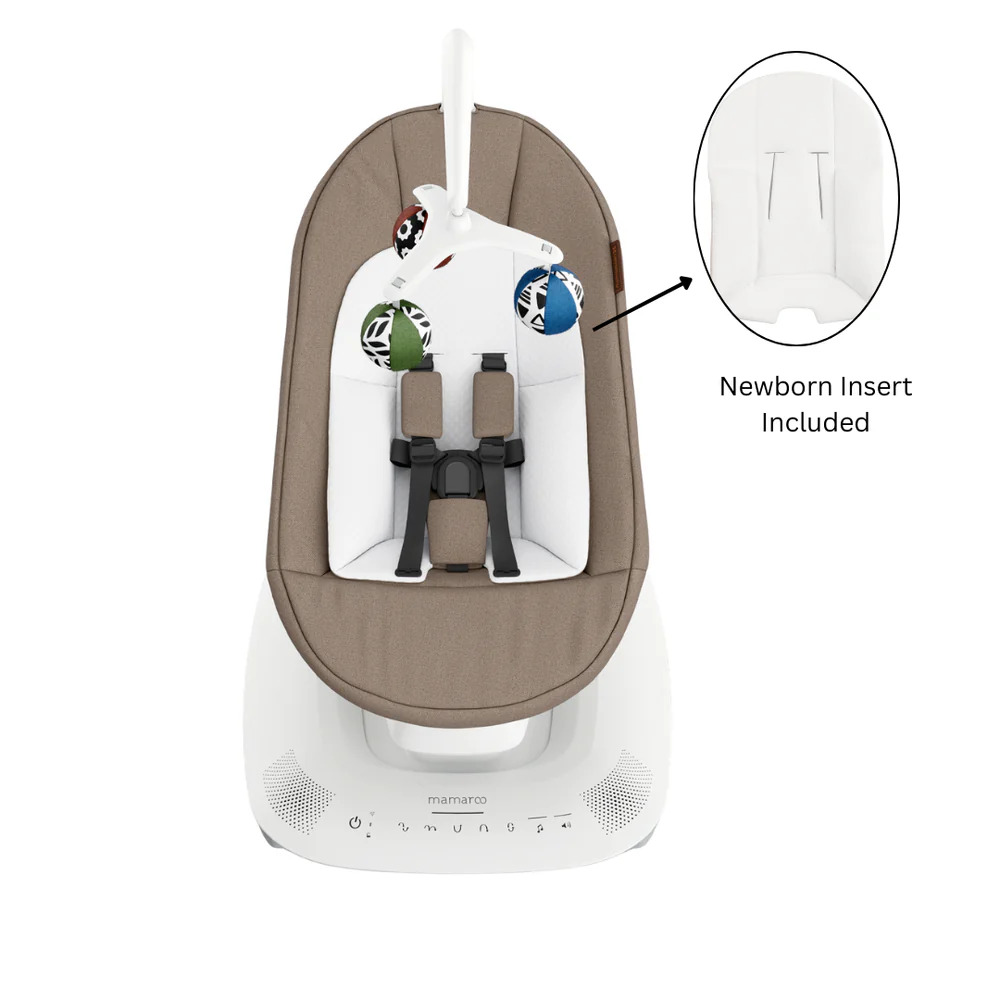 UPPAbaby ležaljka-ljuljačka MamaRoo Smart Swing, Wells Dark Taupe Melange – prikaz 2
